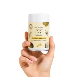 Vanilinė matcha arbata 80g pigiai